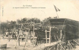 Le Crotoy * Chantiers De Bateaux * Construction Naval * Le Square Jeanne D'arc - Le Crotoy