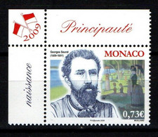 MONACO 2009 : LUXE : N° 2688 - " GEORGES SEURAT " - Neuf** - Coin De Feuille - - Unused Stamps