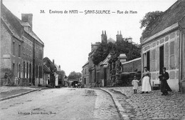 St Sulpice * La Rue De Ham * Villageois Travaux - Autres & Non Classés