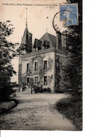 PANAZOL (Hte-Vienne). - Château De La Rue.  - A Circulé En 1929. ETAT CORRECT. Voir SCANS Recto-verso - Panazol