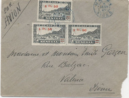 NIGER  - LETTRE Par AVION Pour LA FRANCE ( Valence) -Aff (189 X 2 +191 ) SENEGAL. - Storia Postale