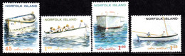 Norfolk Island 2001 Boats Sc 740-43 Mint Never Hinged - Ile Norfolk