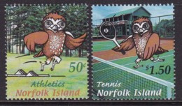 Norfolk Island 2002 South Pacific Games Sc 764-65 Mint Never Hinged - Ile Norfolk