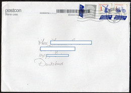 Niederlande 2014 Brief/letter Von AMSTERDAM Mit Niederl. Post- POSTCON- NordBrief ; MiNr. 3194, 3195 Windmühle, Fahrrad - Lettres & Documents