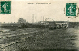 Longueau * Le Pont Du Chemin De Fer * Train Locomotive * Attelage - Longueau