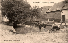 Louvrechy * La Mare * Abreuvoir * Tonneau à Eau - Autres & Non Classés