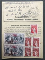 France Sabine Et PA Sur Ordre De Reéxpédition TAD MEULAN ANNEXE 1980 - (B3699) - 1961-....