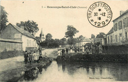 Hescamps St Clair * Vue Du Village * Abreuvoir - Autres & Non Classés