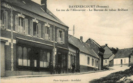 Davenescourt * La Rue De L'abreuvoir * Le Bureau De Tabac Brillant - Autres & Non Classés