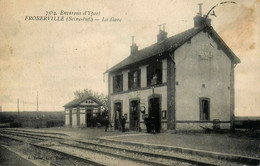 Froberville * La Gare * Ligne Chemin De Fer Seine Maritime * Environs De Yport - Yport