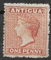 Antigua Mh* 1867 Best Colour 220 Euros In Very Old Catalogue Already (star Watermark) - Other & Unclassified