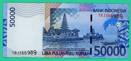 50000 Rupiah- Indonésie - 2005 - N°  TBJ566989 - TTB - - Indonésie