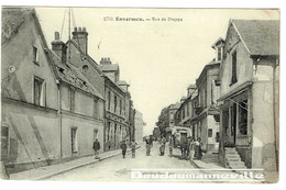 CPA - 76 - ENVERMEU - Attelage Rue De Dieppe    ***BELLE CARTE*** - Envermeu