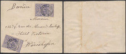 Expositions - N°71 X2 Sur Bandelette Pour Journaux (complette) De Bruxelles (1894) > Allemagne - 1894-1896 Exhibitions