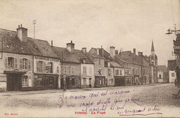 Artenay La Place  La Maison Ou Je Bois L' Aperitif En Pensant à Toi... Theillay Goury 1933 Station Essence Petrole - Artenay