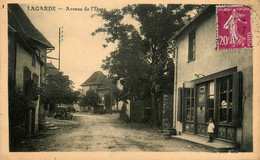 Lagarde * Avenue De L'étang * épicerie * Automobile Voiture Ancienne - Other & Unclassified