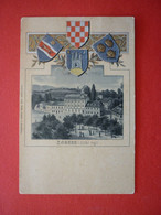 CROATIA - HRVATSKA - ZAGREB ILICKI TRG - OLD LITHO , EMBOSSED - Croatia