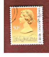 HONG KONG - MI 509IV  -  1990  QUEEN ELIZABETH II   50 ( DATED 1990) - USED ° - Used Stamps