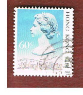HONG KONG - MI 510IV  -  1990  QUEEN ELIZABETH II   60 ( DATED 1990) - USED ° - Gebruikt