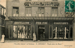 Parthenay * Devanture Grand Bazar Nouvelles Galeries A. GENAULT Génault * Place Des Bancs * Commerce Magasin - Parthenay