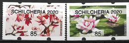 2020 Österreich Austria AWZ Mi. 62-3 **MNH Automatenmarken :   Blumen   " Schilcheria  2020 " - 2011-2020 Ungebraucht