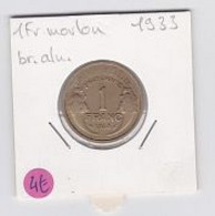1fr Morlon Cupro Aluminium 1933 - H. 1 Franc