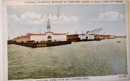 C. P. A. : PANAMA : Muelles De CRISTOBAL Desde La Bahia , N° 582 - Panama