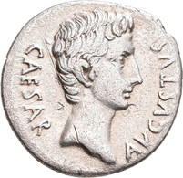 Augustus (27 V.Chr. - 14 N.Chr.): Denar, 19/18 V. Chr. Unbestimmte Spanische Münzstätte (Colonia Cae - The Julio-Claudians (27 BC To 69 AD)