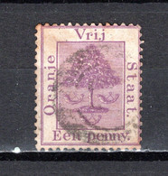 ORANGE     N° 18     OBLITERE     COTE 0.65€    ARBRE  VOIR DESCRIPTION - État Libre D'Orange (1868-1909)