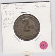 2frs France Libre 1944       Ttb - 2 Francs