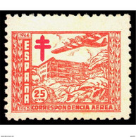 ES988STV-LTV***988STAN.Spain.Espagne .PRO TUBERCULOSOS.Cruz De Lorena.1943.(Ed 988**) - Altri & Non Classificati