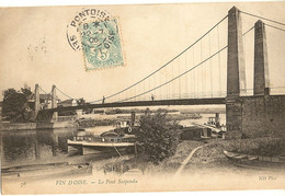 78 -  FIN D'OISE - Le Pont Suspendu  376 - Other & Unclassified