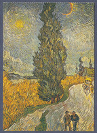 Vincent Van Gogh - Zypressenweg Unter Dem Sternenhimmel, Saint-Remy 1890 - Van Gogh, Vincent