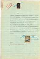 MOÇAMBIQUE-FISCAL + PELICANO CASTANHO - Cartas & Documentos