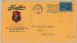 91364 - USA - POSTAL HISTORY - ADVERTISING Cover From ASHLAND, Ohio 1921 RUBBER - 1921-40