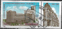 1998 - 130 YEARS FROM THE FOUNDATION OF CHAMBER OF COMMERCE AND INDUSTRY FROM BUCHAREST - Usati