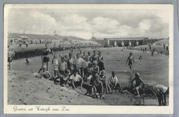 NL.- KATWIJK AAN ZEE. Groeten Uit Katwijk Aan Zee. Uitwatering. Sluis. Klasse Foto. - Katwijk (aan Zee)