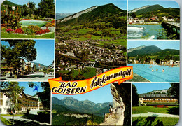 4296 - Bad Goisern , Salzkammergut , Kurpark , Hanuschhof , Ewige Wand , Freischwimmbad , Jodschwefelbad - Gelaufen 1982 - Bad Goisern