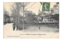 (29263-46) Vayrac - Vue Générale Et Avenue De La Gare - Vayrac