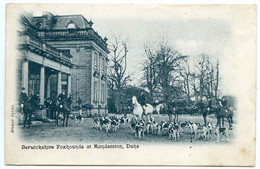 DUNS : BERWICKSHIRE FOXHOUNDS AT MANDERSTON / POSTMARK - CHIRNSIDE / ADDRESS - BRECHIN, MAULESDEN (DAWSON) - Berwickshire