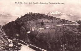 5970 Carte Postale GEX Route De La Faucille Sommet Florimont  (Scan Recto-Verso) 01 Ain - Gex