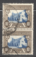 1939   10/- Groot Constantia  Vertical  Bilingual Pairs SG 64c  Used - Gebruikt