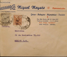 A) 1947, BRAZIL, FROM SAO PAULO TO MEXICO, WHEAT AND STEEL STAMPS - Autres & Non Classés