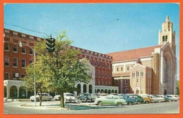 US004, * ABILENE TEXAS *  FIRST BAPTIST CHURCH * With BIG CARS * SENT To DENMARK With 2 STAMPS 1962 * - Abilene