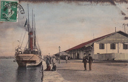 1908. ALGERIE Philippeville : Le Quai Du Port COLORISE - Andere Steden
