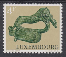 Panthère Archéologie Luxembourg 1973- N°809 XX  Panthère Terrassant Un Cygne -- Objets De L'époque Gallo-romaine - Big Cats (cats Of Prey)
