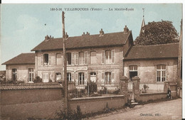 CPM - 89 - Yonne - Villebougis - Mairie école - Villebougis