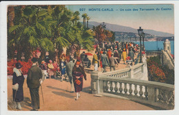 PRINCIPAUTE DE MONACO - MONTE CARLO - UN COIN DES TERRASSES DU CASINO - Terrassen