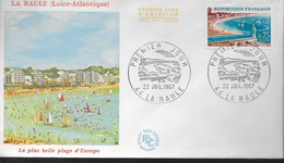 FRANCE  FDC 1967 La Baule  Plage - Autres & Non Classés