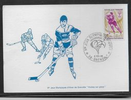 Thème Hockey Sur Glace - France - Carte Maximum - Eishockey